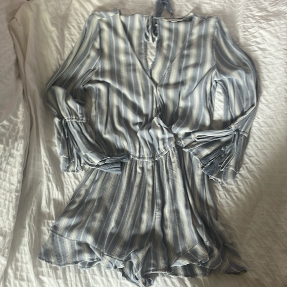 COASTAL BLUE ROMPER - Picture 1 of 3